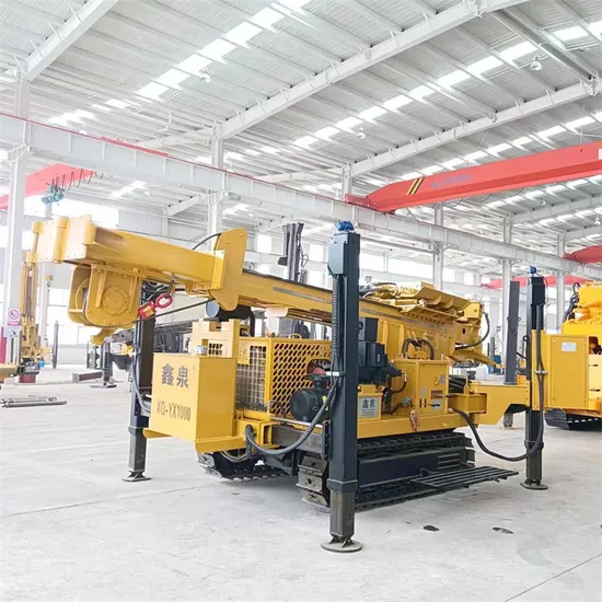 Best Selling Customized Built Hydraulic Mine Blast Hole Hard Rock Drill Separated DTH Surface Drilling Rig