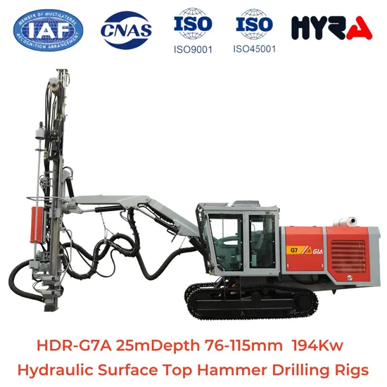 24m 194kw Full Hydraulic High Air Pressure Integrated DTH Surface Borehole Portable Water Well Drill Drilling Machine Rig 