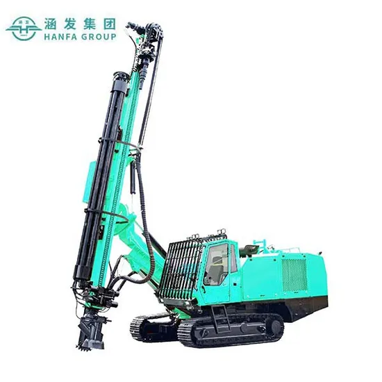 Hf038 Separated DTH Surface Blast Mine Hydraulic Rock Quarry Drill Engineering Drilling Rig 