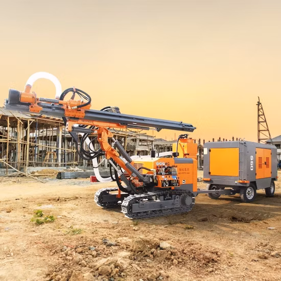 Rotation/Impact Drilling 30m Track/Separated DTH Surface Drill/Drilling Rig for Quarry Site/Mining