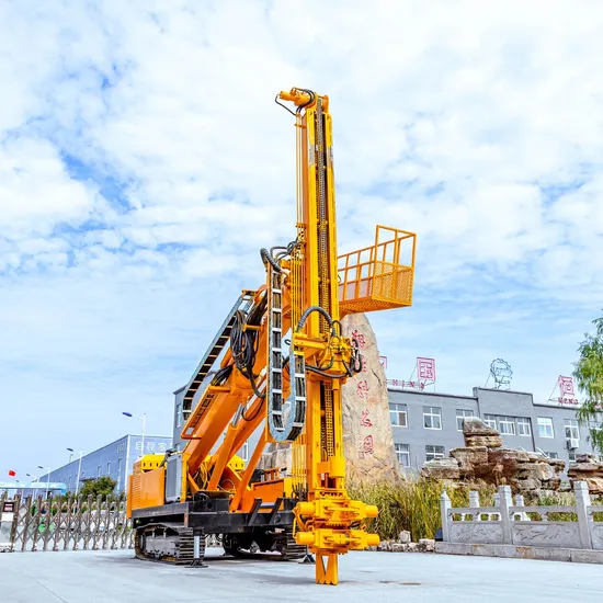 Anchor Digging Pole Quarry Crawler Drill Rig for Open Pit Mine 