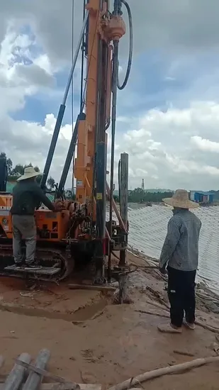 Portable Hard Rock Borehole Well DTH Crawler Underground Water Drill Rig 