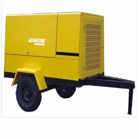 Mining Construction Diesel Portable Air Compressor with Wheels (PUD12