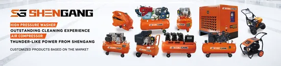 Sg Shengang 2 Pole Copper Wire Motor Belt Air Compressor 