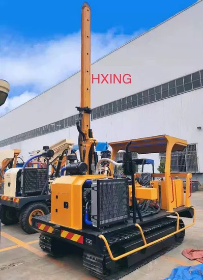 New Crawler Down The Hole Drill Rig for Mining Hard Rock Stone Hammer and Engine Compressed for Surface Drilling 