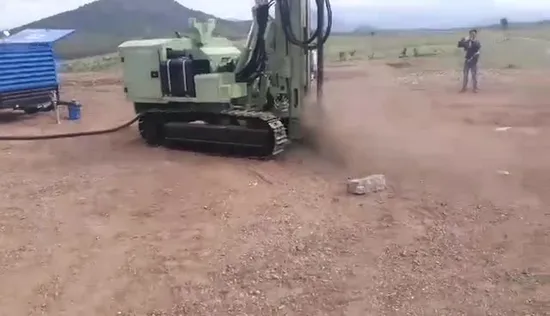 Crawler Hydraulic Ground Screw Pile Drill Machine Photovoltaic Drilling Rig 