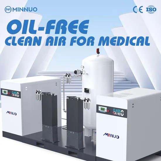 Oil Free Air Compressor Air Compressor Pump 2 Poles 