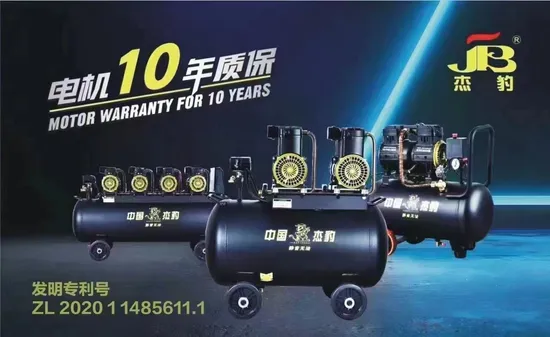 Jiebao Silent Air Compressor, Durable Steel 120L Air Tank, 280L/Min, 4 Pole, Ideal for Shop, Garage, Car, Pneumatic Tool, 4.3 HP Oil