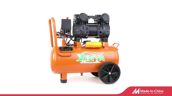 Xinya 1350W 1.5HP 2.0HP 2 Poles Oil Free Oilfree 24L 25L 30L 50L 100L Diect Driven Air Compressor for Dentistry 