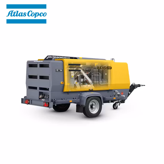Portable Atlas Copco Mobile Air Compressor (10m3/min 10.3bar 12bar XATS156C XAHS166C)
