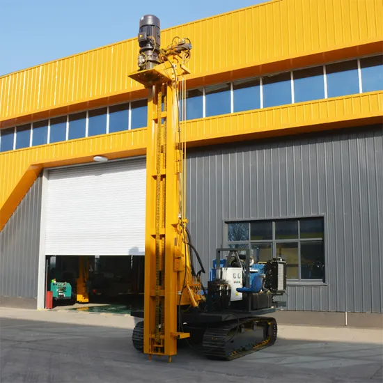 Crawler Mine Surface Air Compressor DTH Drill Blast Rock Stone Hole Mine Drilling Rig 