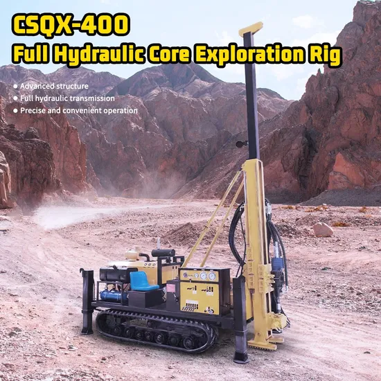 Underground Hydraulic Core Drill Rig Csqx600 Full Hydraulic Core Sample Drilling Rig 