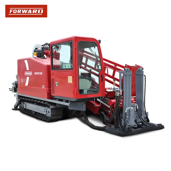 Underground Pipes Cables Installation Trenchless HDD Crawler Drill Rig with Control Cabin 